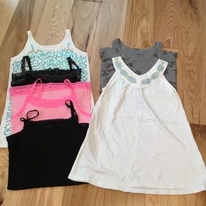 Girls Tank Top Lot of 6 shirts